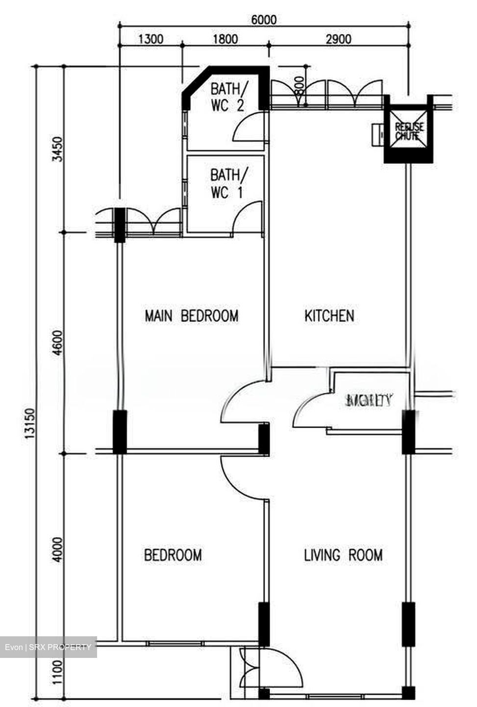 Blk 244 Jurong East Street 24 (Jurong East), HDB 3 Rooms #607522501